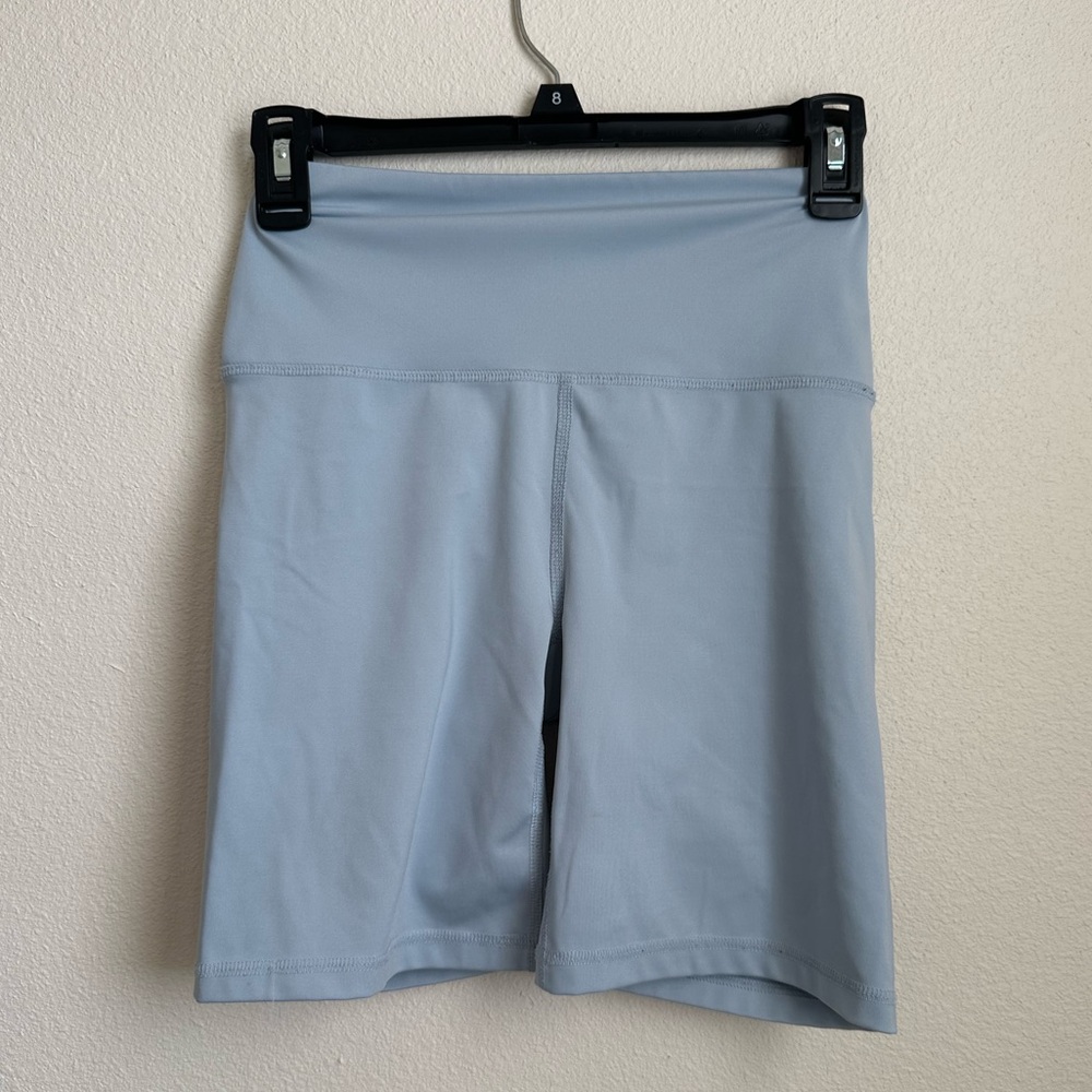 Reformation Biker Shorts Baby Blue Sz Small